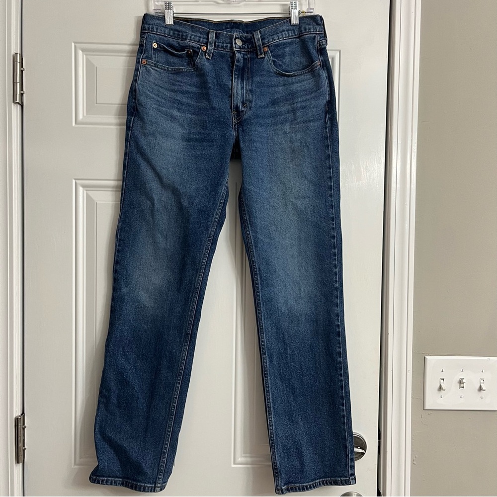 Levi’s 514 Straight Fit Medium Wash Denim Jeans Men’s Size 31x32